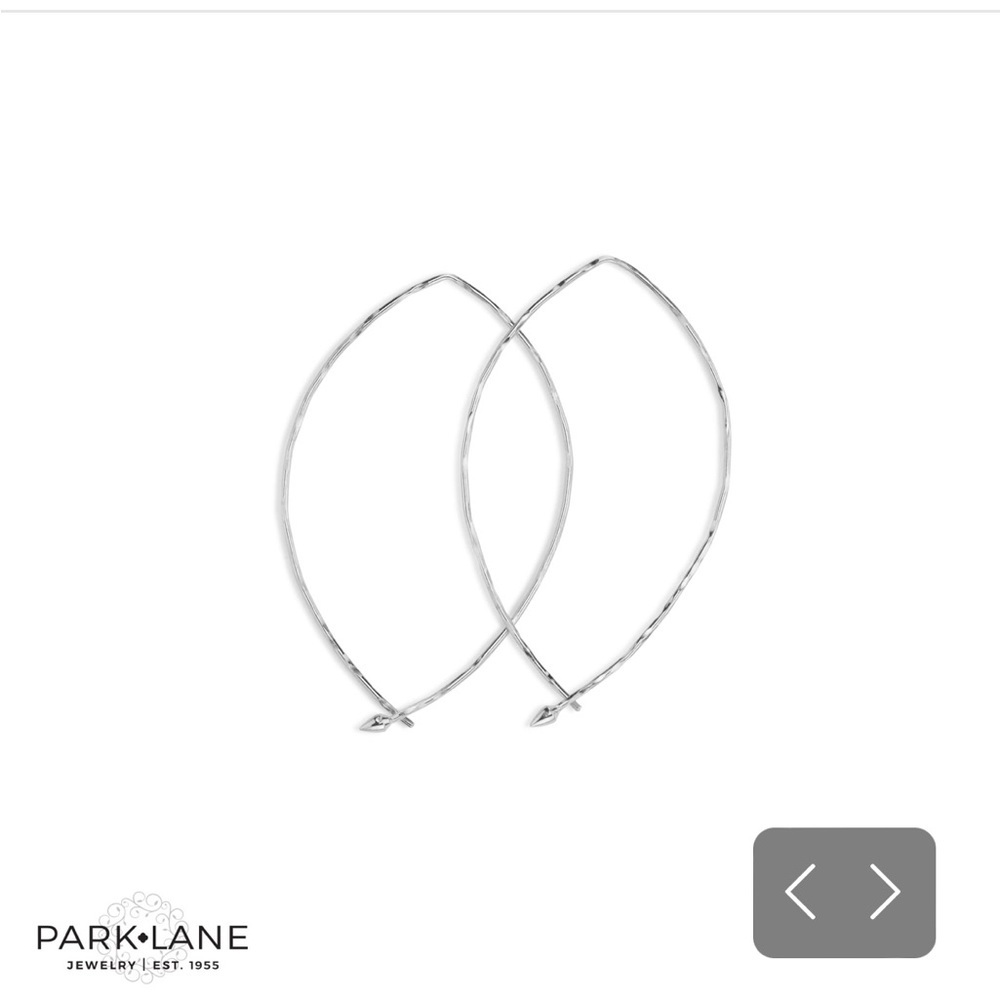 Park Lane Twizzler Earrings in Silver, NWT